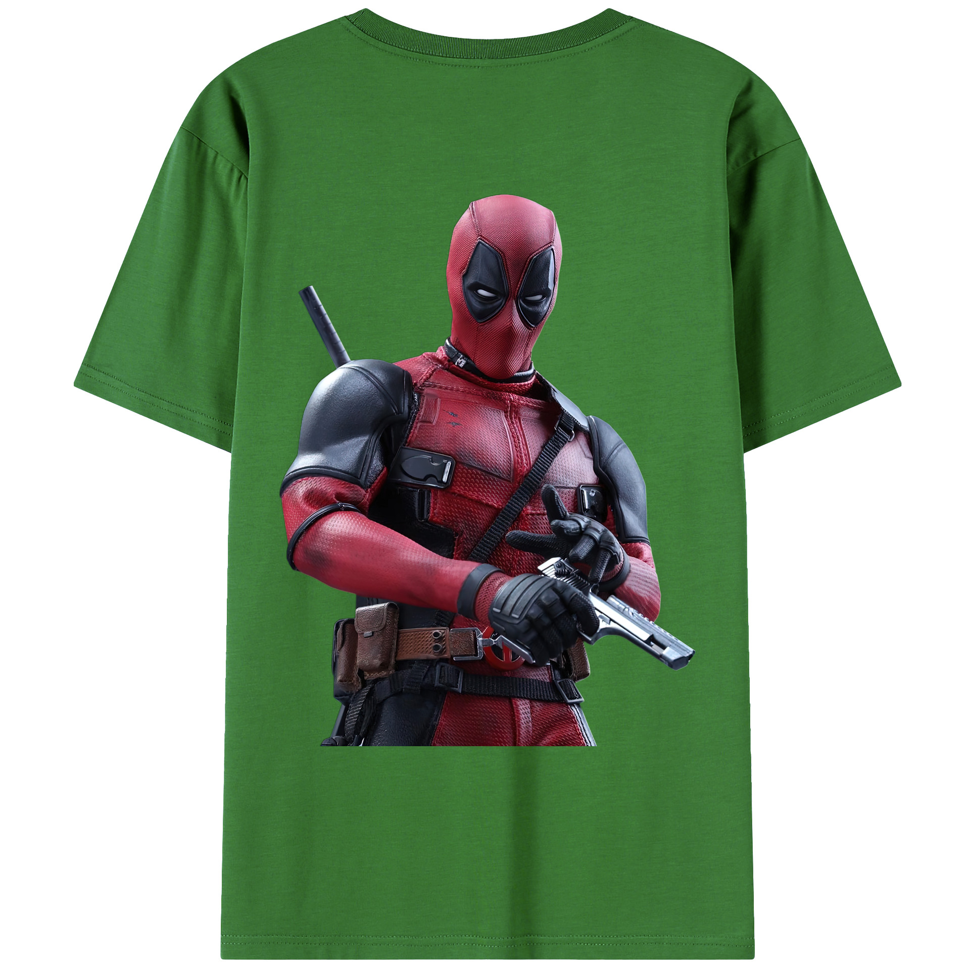 （画像用） Deadpool デッドプール レディース半袖Tシャツ(バックプリント)